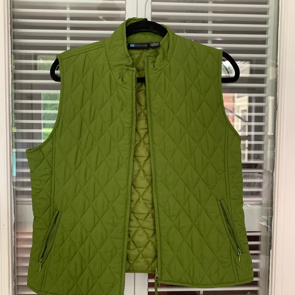 Relativity Olive Quilted Vest